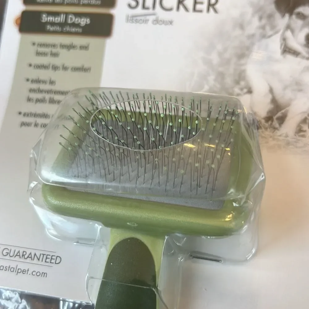 Coastal Pet Safari Dog Soft Slicker Grooming Brush for Shedding Small 6.5